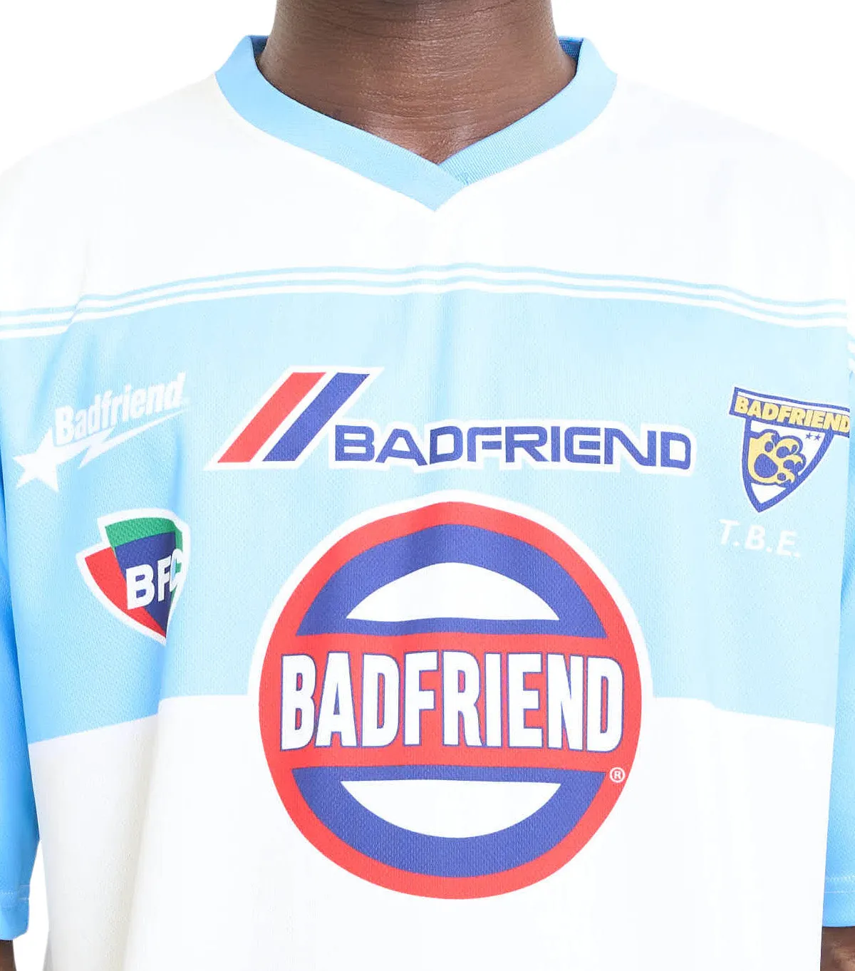 Star Mood Dream Base Badfriend Soccer Jersey Bone Blue