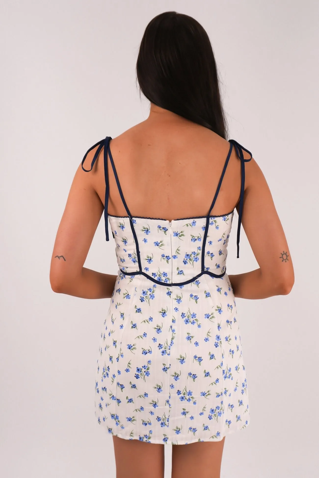 Giovanna Mini Dress Blue Easy Layers