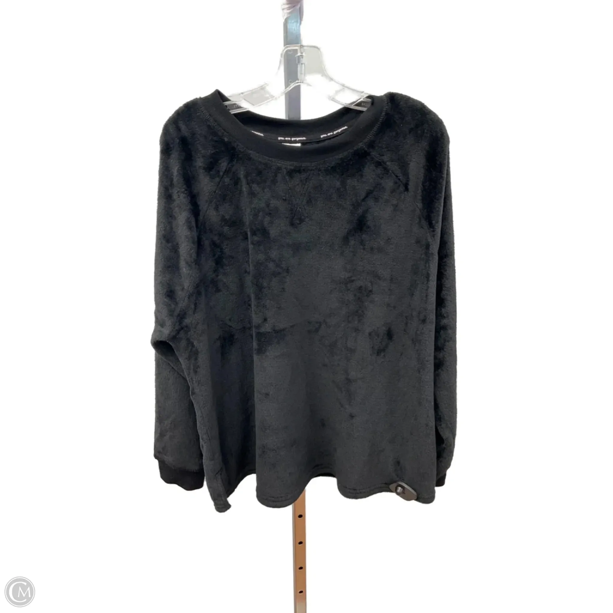 HeavyweightThermal Top Long Sleeve By Joy Lab In Black, Size: 3x