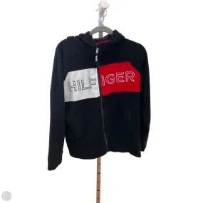 RollUp Sleeves DurableThreadwork Jacket Fleece By Tommy Hilfiger In Black, Size: L