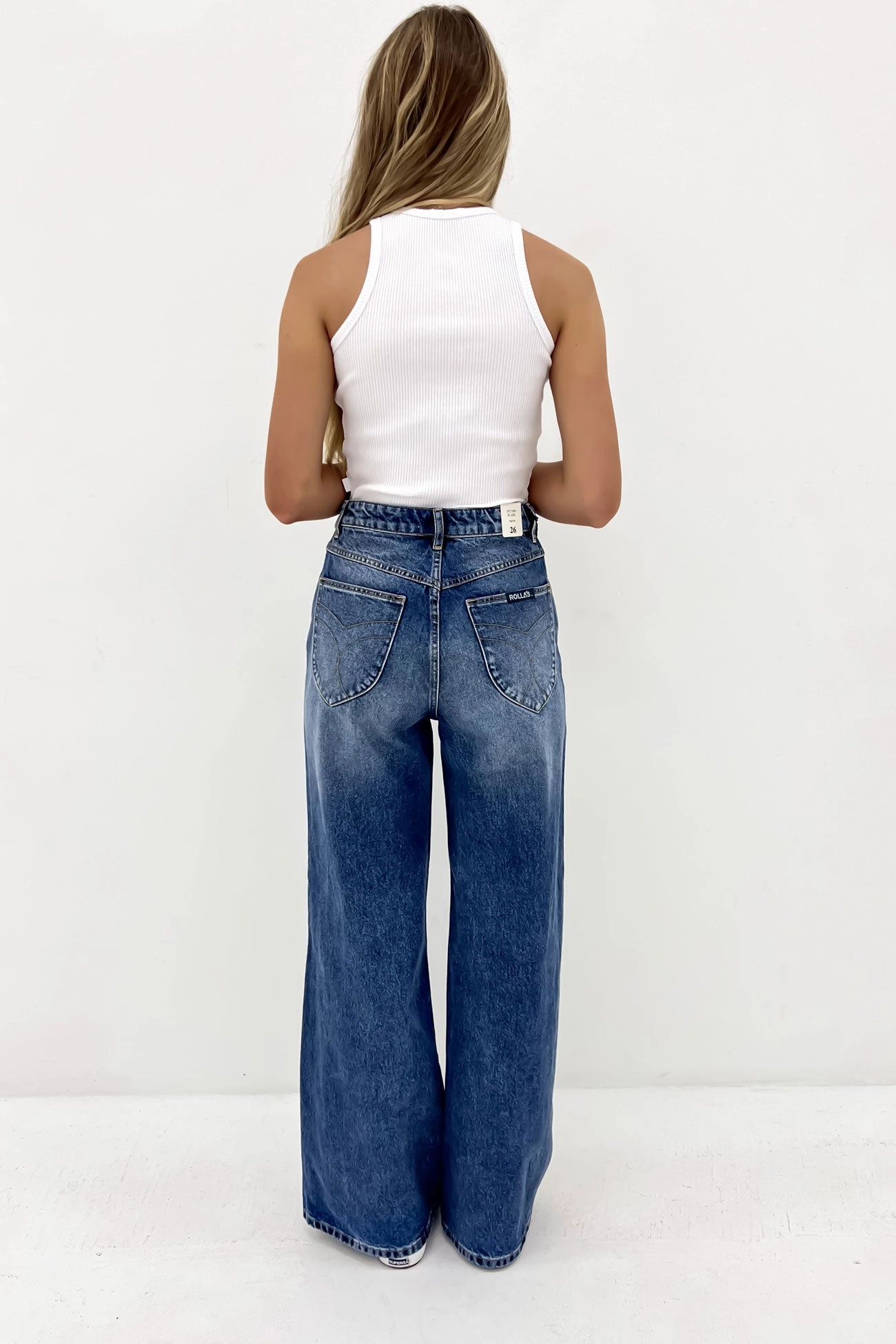 Studio Flare Jean Real Worn Pre Shrunk Material