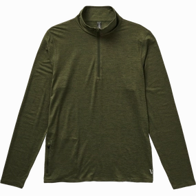 Men's Ease Performance Half-Zip 3D Knit Body Mapping
