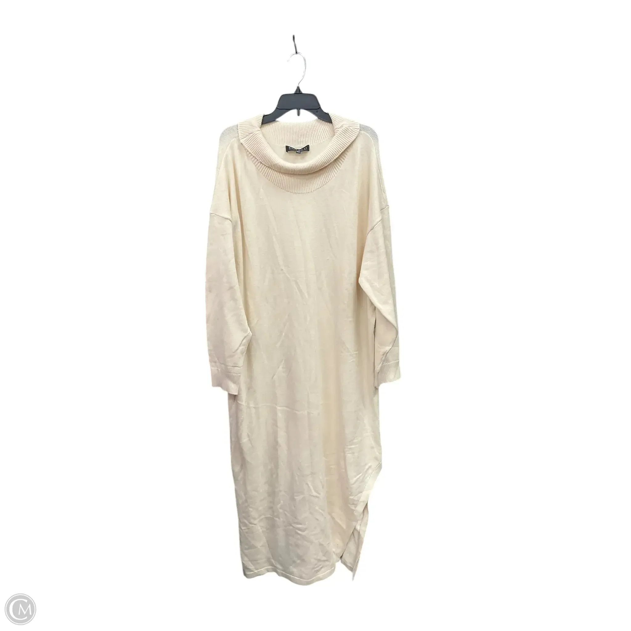 Feminine midi gown OdorControlTreatment Dress Casual Maxi By Eloquii In Beige, Size: 2x