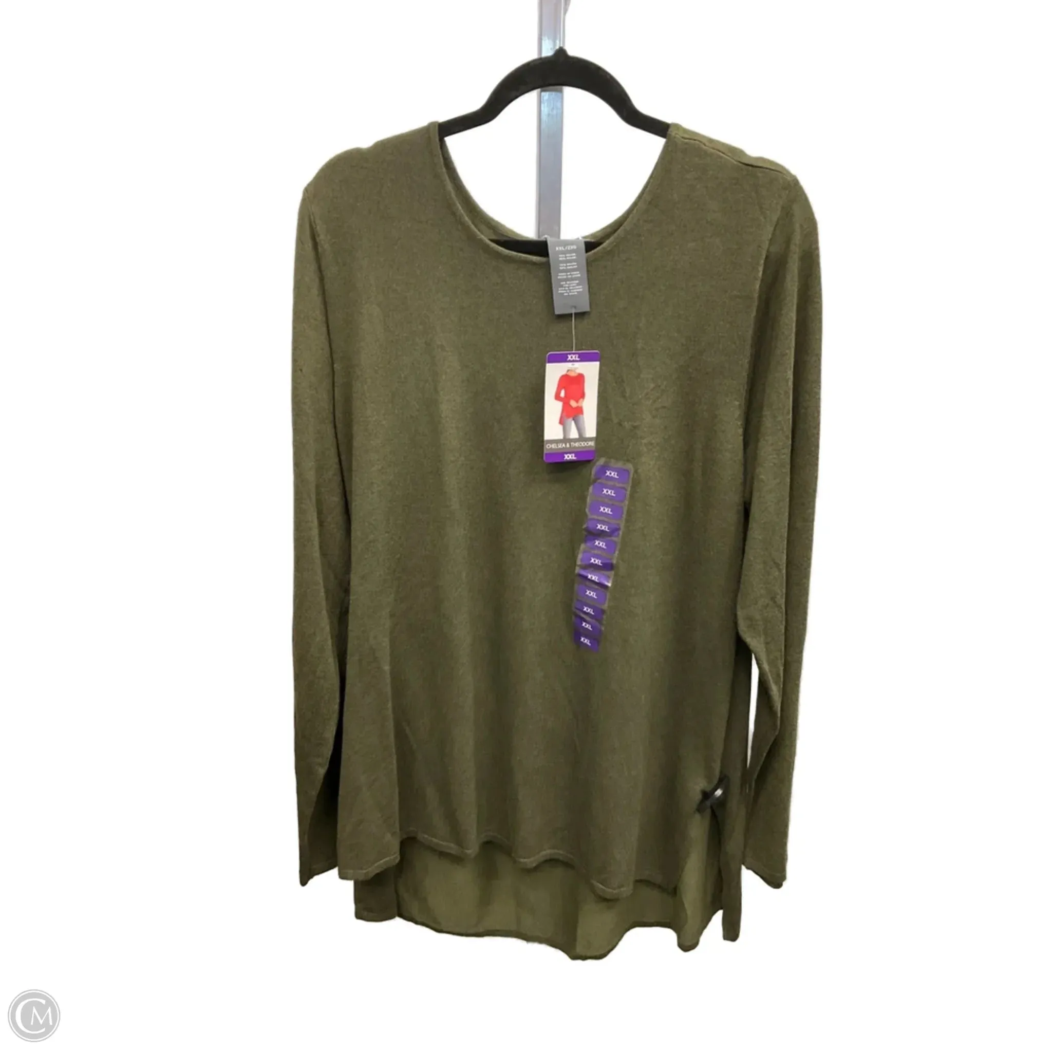 Dance Flow Code Soul Sweater By Chelsea And Theodore In Green, Size: Xxl