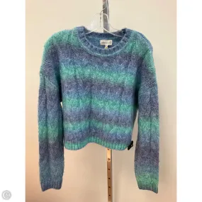 Sweater By Cmc In Blue & Green, Size: 6 Joy Ease