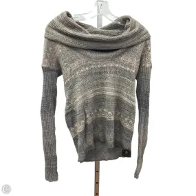 Unstructured Silhouette Sweater By Free People In Grey & Tan, Size: Xs