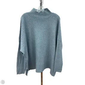 DoubleStitchedSeams Anti Pilling Technology Sweater By Loft In Blue, Size: L