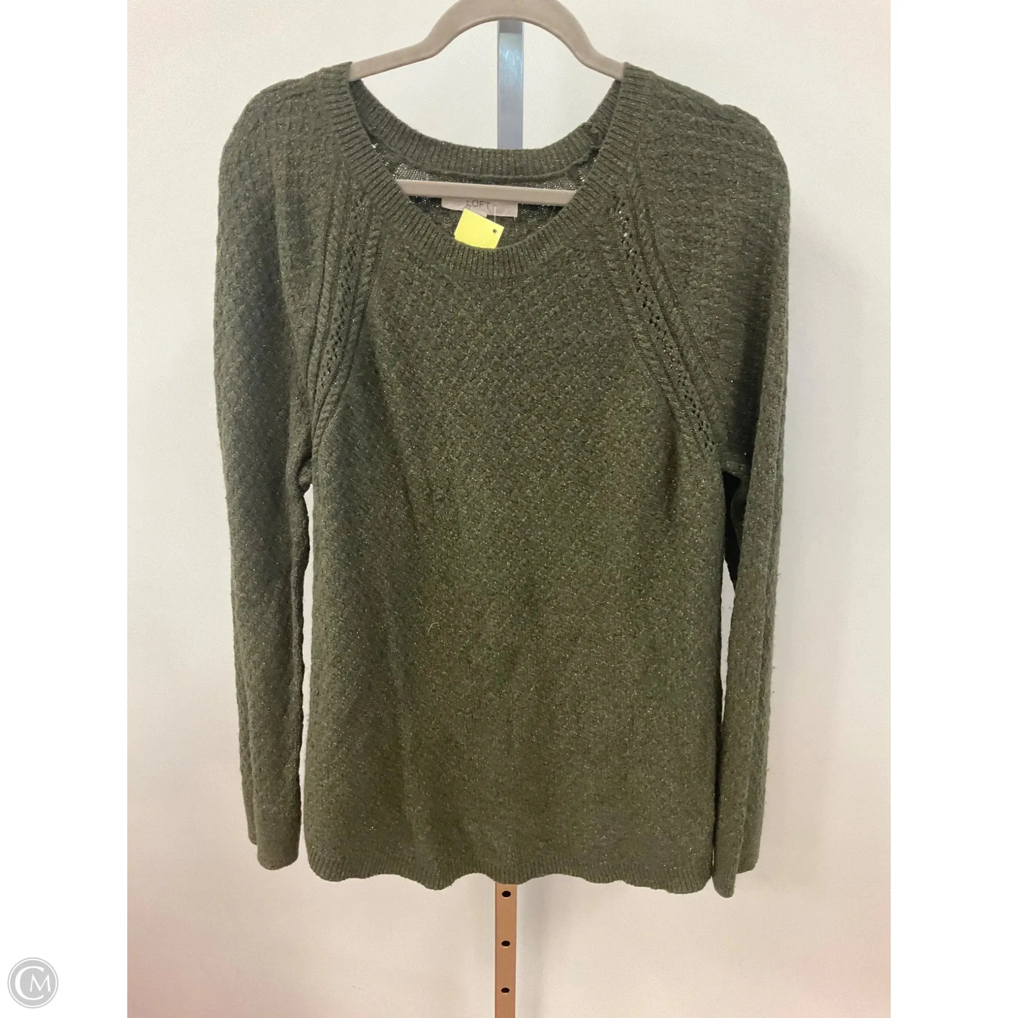 Sweater By Loft In Green, Size: Xl Ultra Soft Handfeel