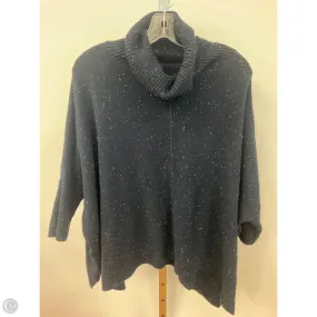 HypoallergenicFabric Interlock Stitch Detail Sweater By Loft In Navy, Size: L