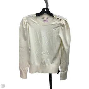 Sweater By Michael By Michael Kors In Cream, Size: S Wrinkle Free Texture