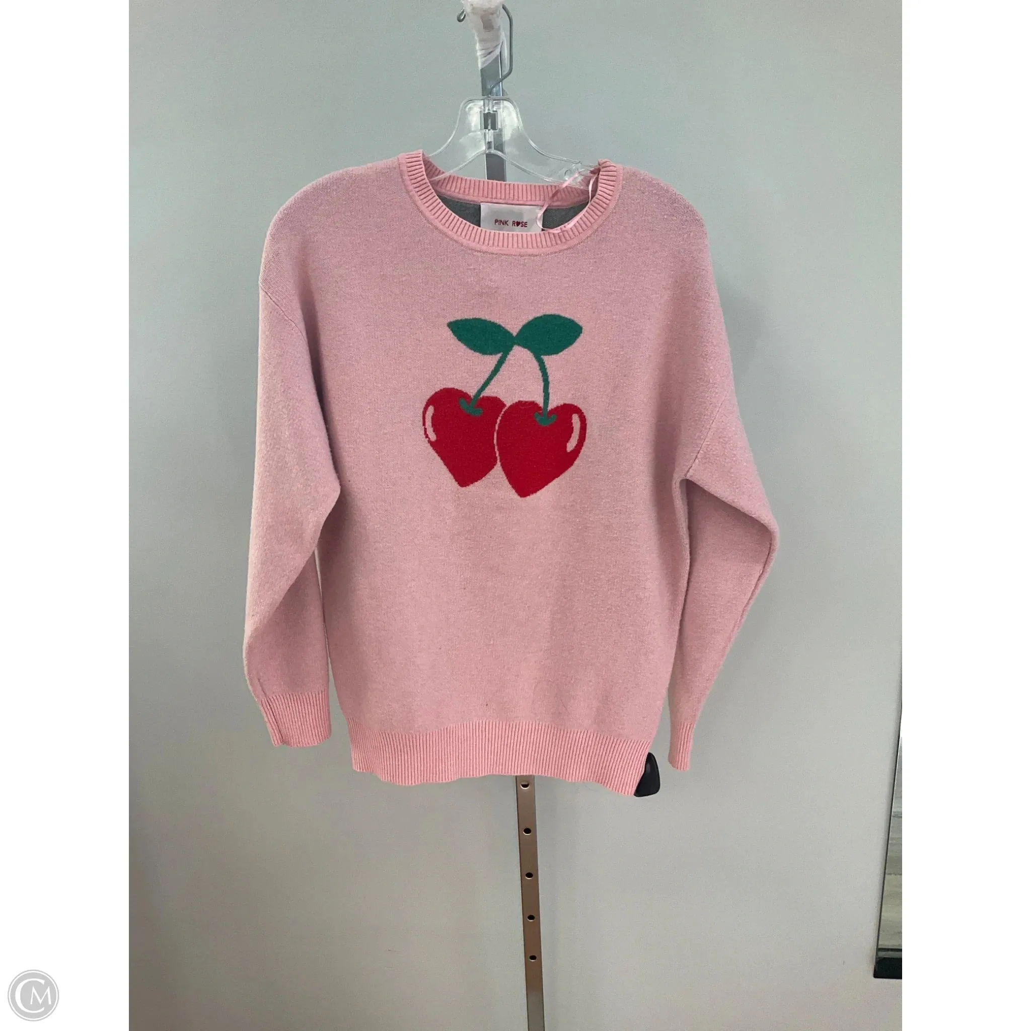 Sweater By Pink Rose In Pink, Size: S Lightweight Design