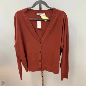 Heroine Glow Sweater Cardigan By Loft In Brown, Size: Xl