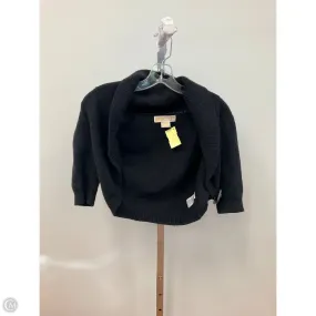 Sweater Short Sleeve By Michael By Michael Kors In Black, Size: Xs DoubleStitchedHem