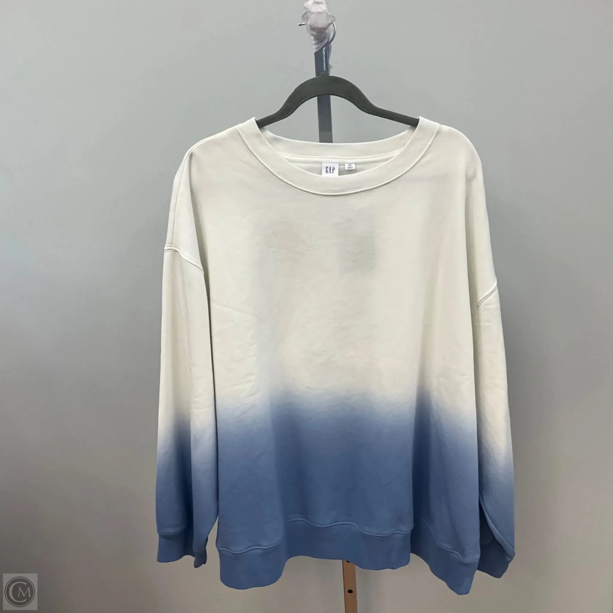 Sustainable production Sweatshirt Crewneck By Gap In Ombre Print, Size: Xxl