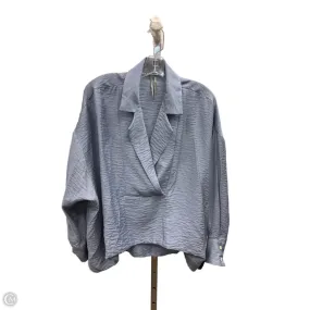 Top Long Sleeve By Anthropologie In Blue, Size: S HeavyDuty Zipper Senior Ease