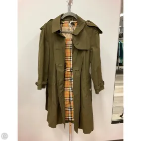 StaticResistantLining Family Style Coat Luxury Designer By Burberry In Green, Size: 2