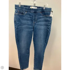 NonSlipTrim Jeans Skinny By Levis Signature In Blue Denim, Size: 14