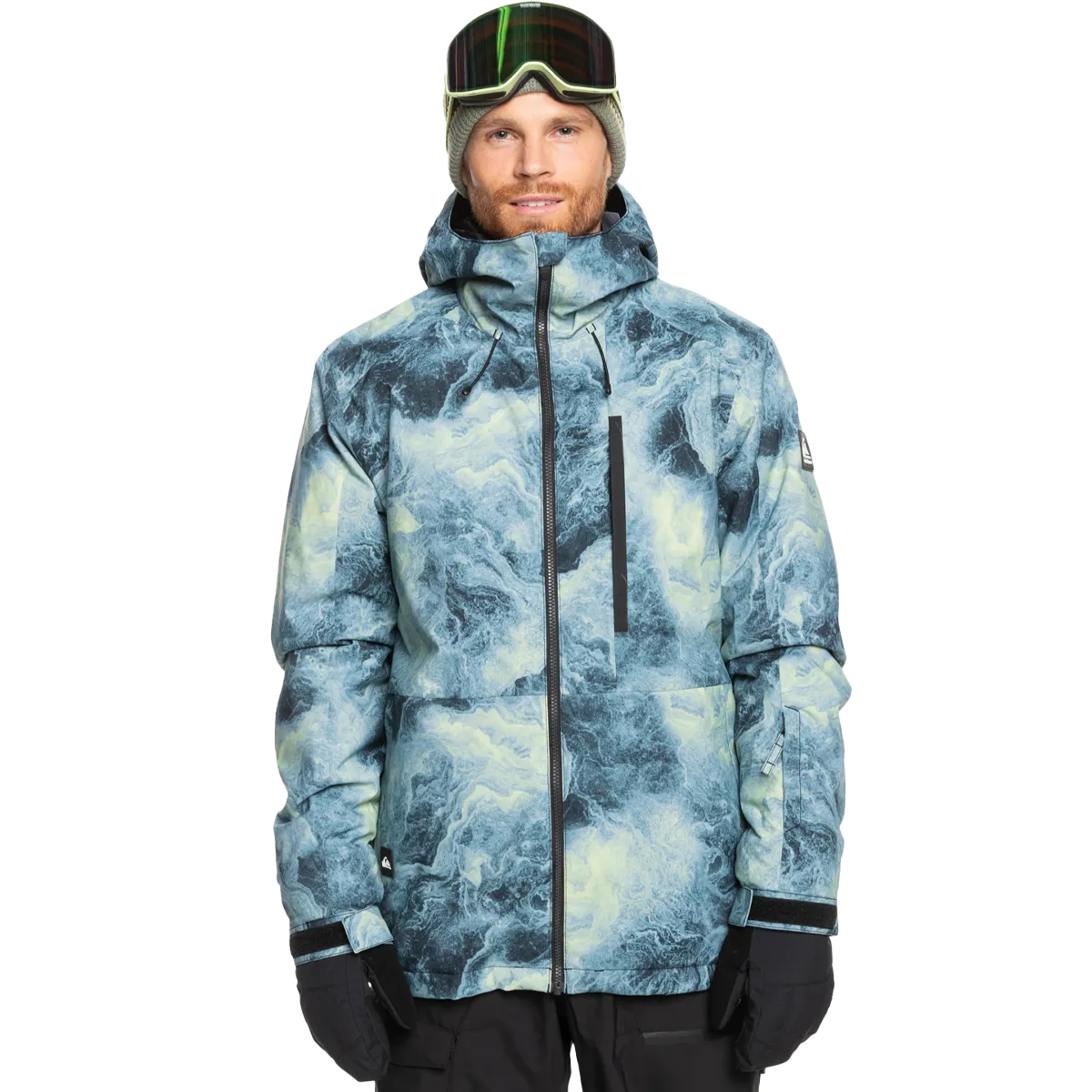Universal Clasp Mechanism Men's Mission Print Insulated Jacket