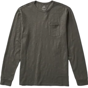 Men's Well Worn Midweight Organic Long Sleeve Tee Airflow Mesh Panels