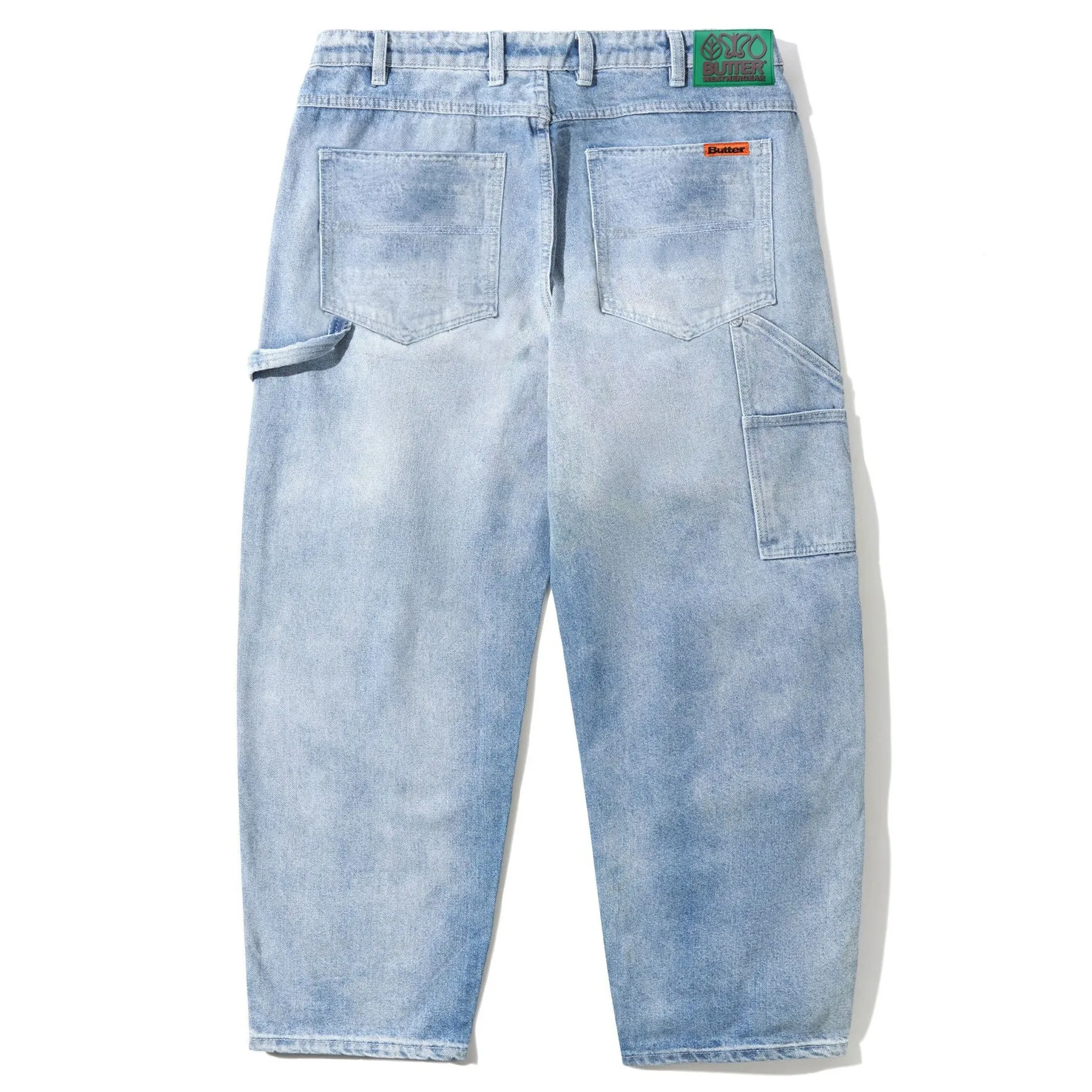 Smocked Wide Leg Butter Goods Weathergear Denim Jeans