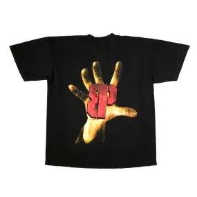 System Of A Down X Brooklyn Projects Union Tee Black light layering Colorfast Dye