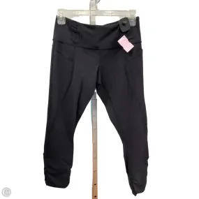 Athletic Leggings Capris By Lululemon In Black, Size: 6 DurableBartack Lightweight Weave