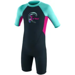 ShapeRetentionCloth Party Ready Girls' Reactor II 2MM S/S Spring Wetsuit