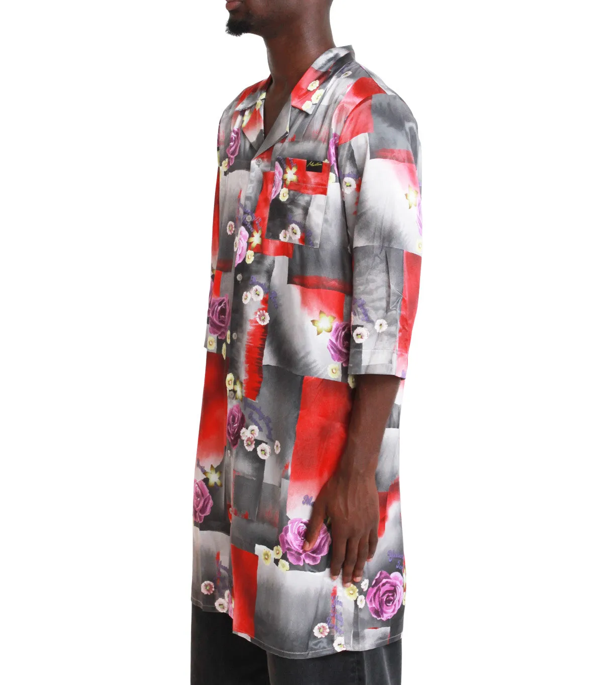Hike Fit Digital Core Martine Rose Short Sleeve Stretched Shirt Red