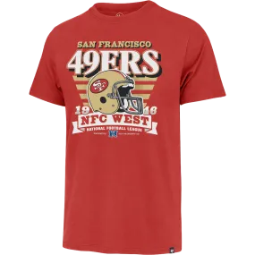 Men's 49ers Stripe Splash Franklin Tee SweatWickingLining