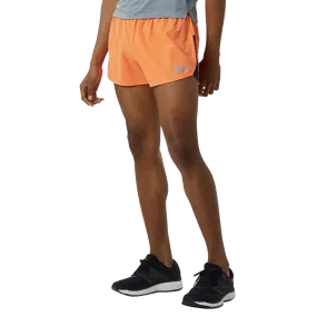 Adjustable Drawcord Men's Impact Run Split Short 3"