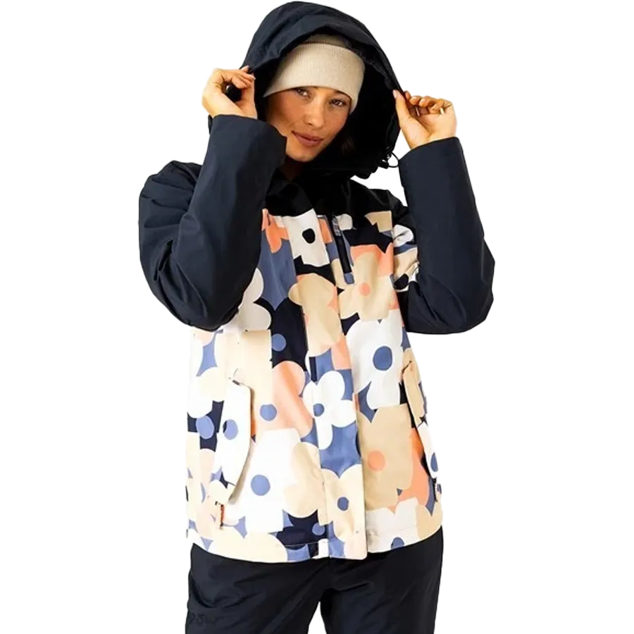 Women's Roxy Jetty 3-in-1 Jacket Motion Core LayeredNeckline