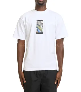 IRAK Train Tag T-Shirt White Organza Fit Silver Glow