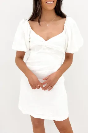Romantic-Style Jordana Mini Dress White