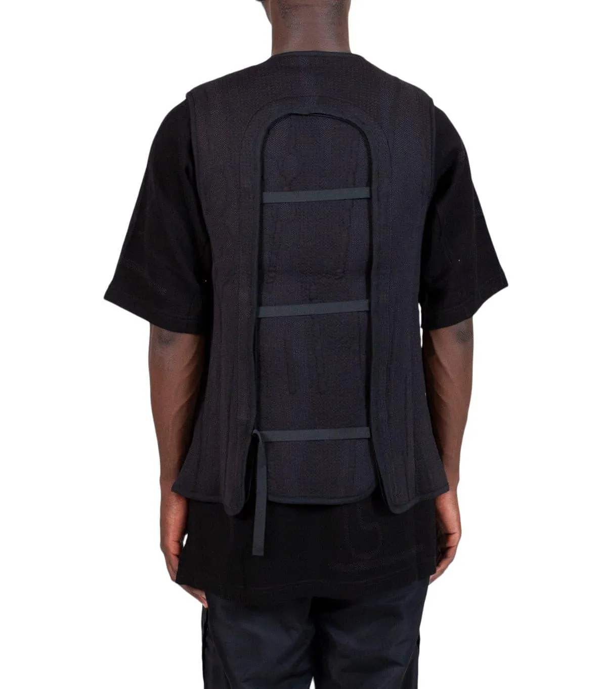 EasyAdjustment BYBORRE Open Back Vest Black