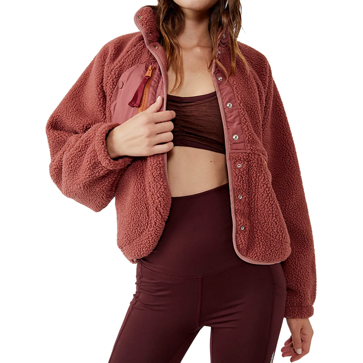 Women's Hit The Slopes Jacket Neutral Tones Look Noise Free Movement