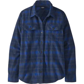 Women's Long Sleeve Midweight Fjord Flannel Shirt Breathable Material Hypoallergenic Fibers