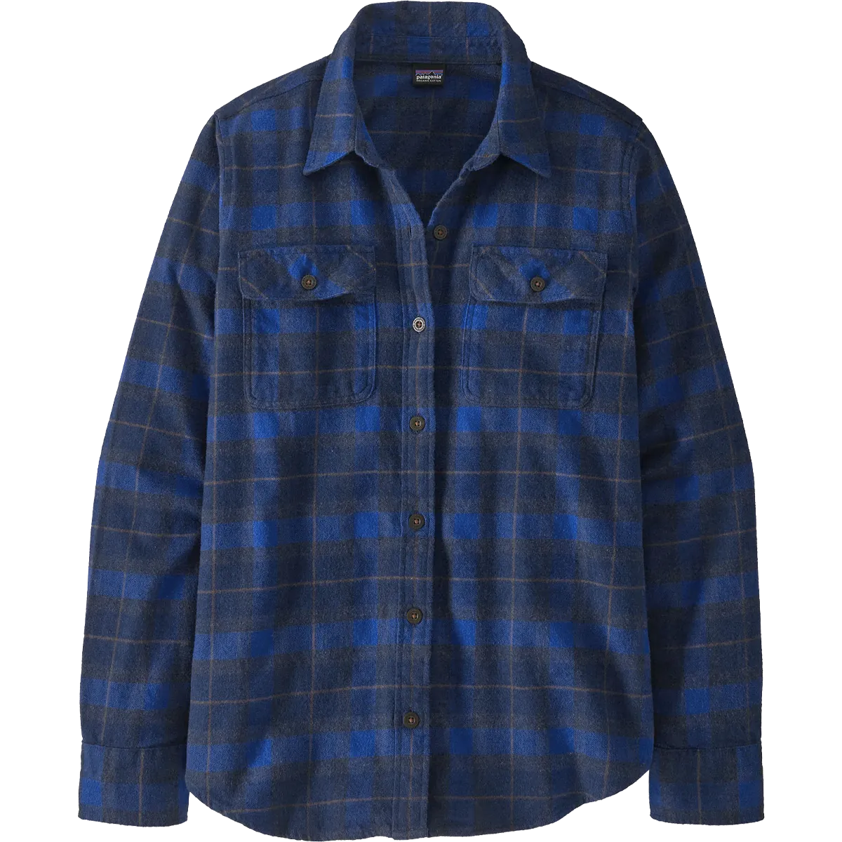 DoubleLayered Structure Women's Long Sleeve Midweight Fjord Flannel Shirt