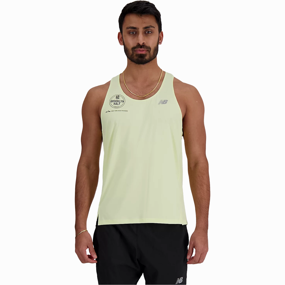 Men's NB Athletics Racing Singlet Reinforced Zippers buffer