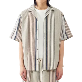 Hotel Style Men's Stripe Revere Shirt