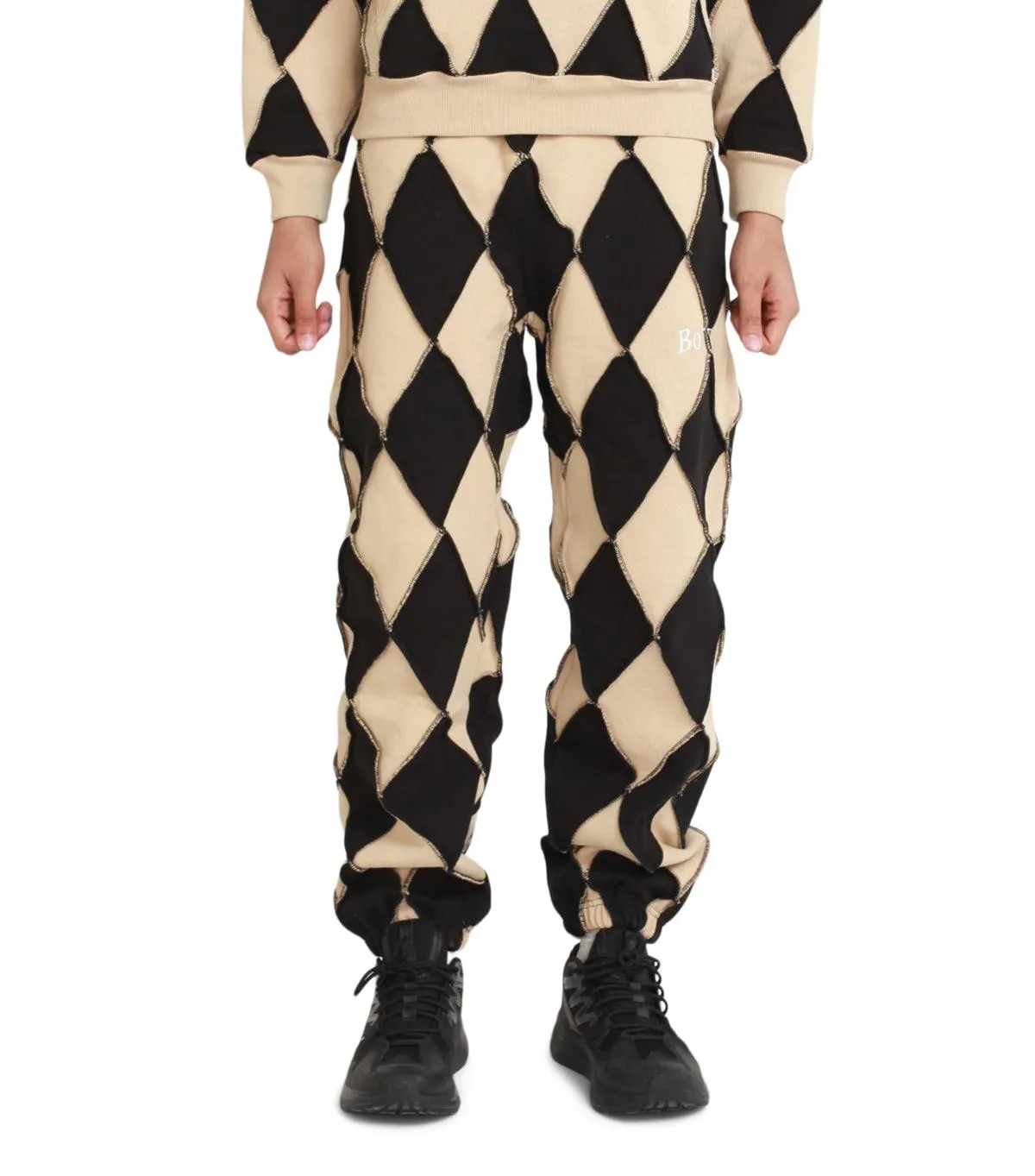 BoTT Patchwork Pant Black Peace Flow