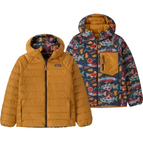 Youth Reversible Down Sweater Hoody Travel Proof