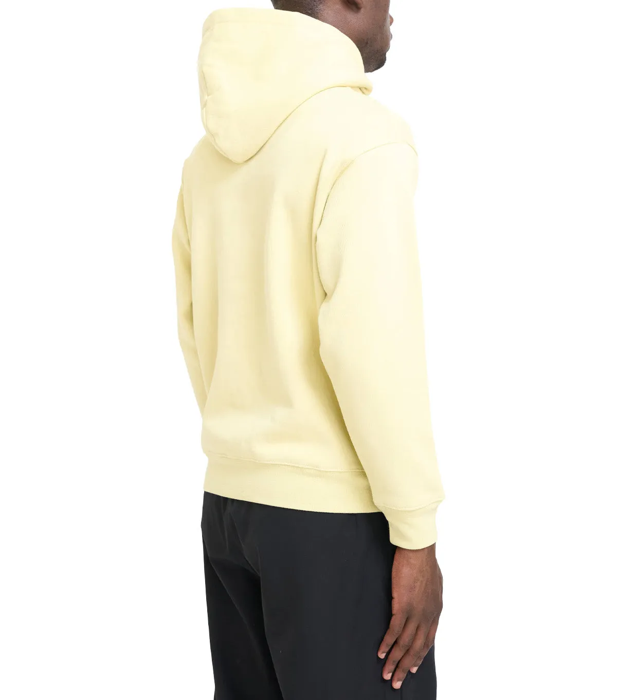Dime Cursive Hoodie Cream MultiPocket System Flex Fit