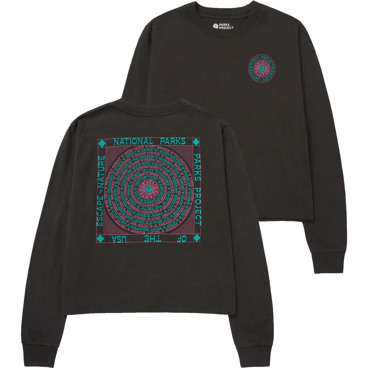 Elastic cuffs Tribal Soul Women's Escape to Nature Boxy Long Sleeve Tee