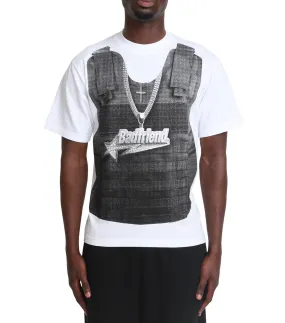 Badfriend Bulletproof Tee White Serene Ease