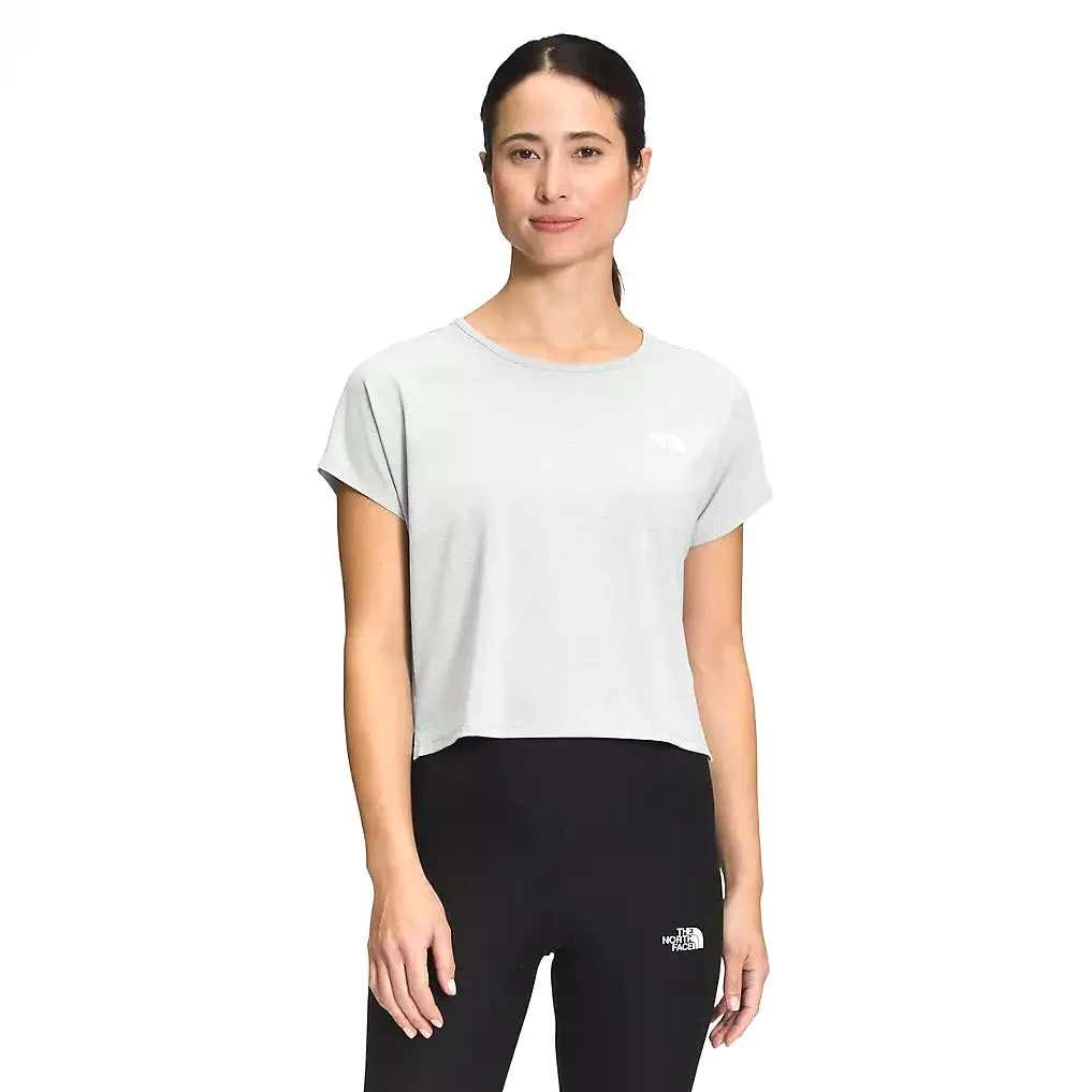 The North Face 2022 Women's Wander Crossback Short Sleeve Shirt Low Care CompressionFreeCuffs