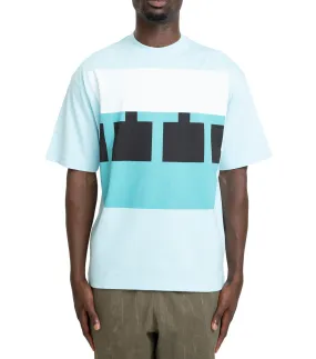 The Trilogy Tapes Block T-Shirt Blue hypoallergenic material Snow Ready