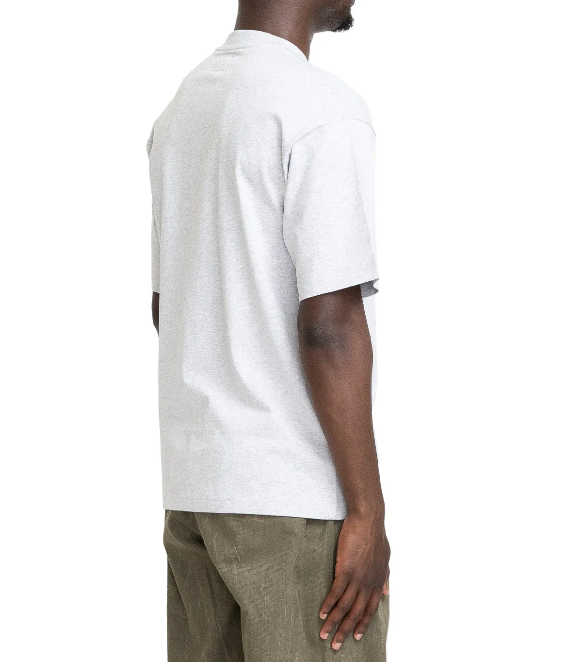 Zen Glow The Trilogy Tapes Logo Stripes T-Shirt Heather Grey