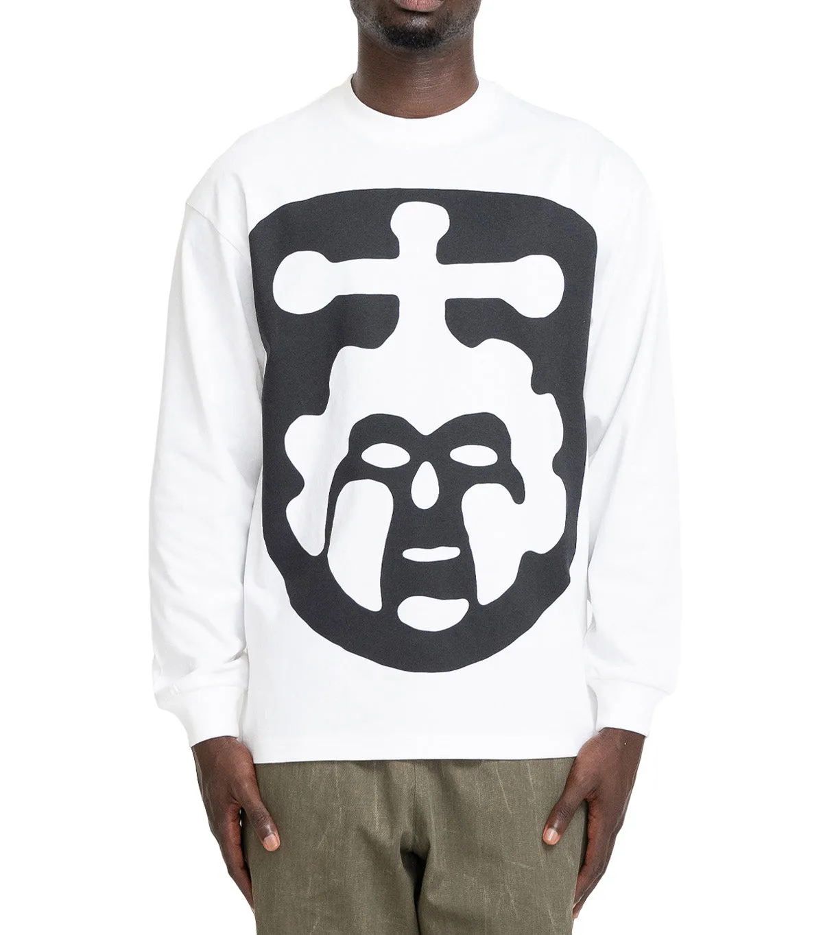 The Trilogy Tapes Screwhead Longsleeve White Retro cool