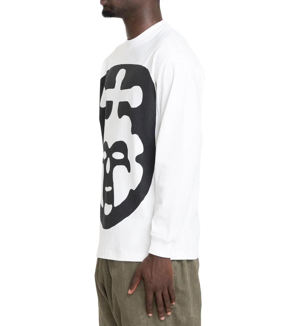 The Trilogy Tapes Screwhead Longsleeve White Game Core HypoallergenicMaterial