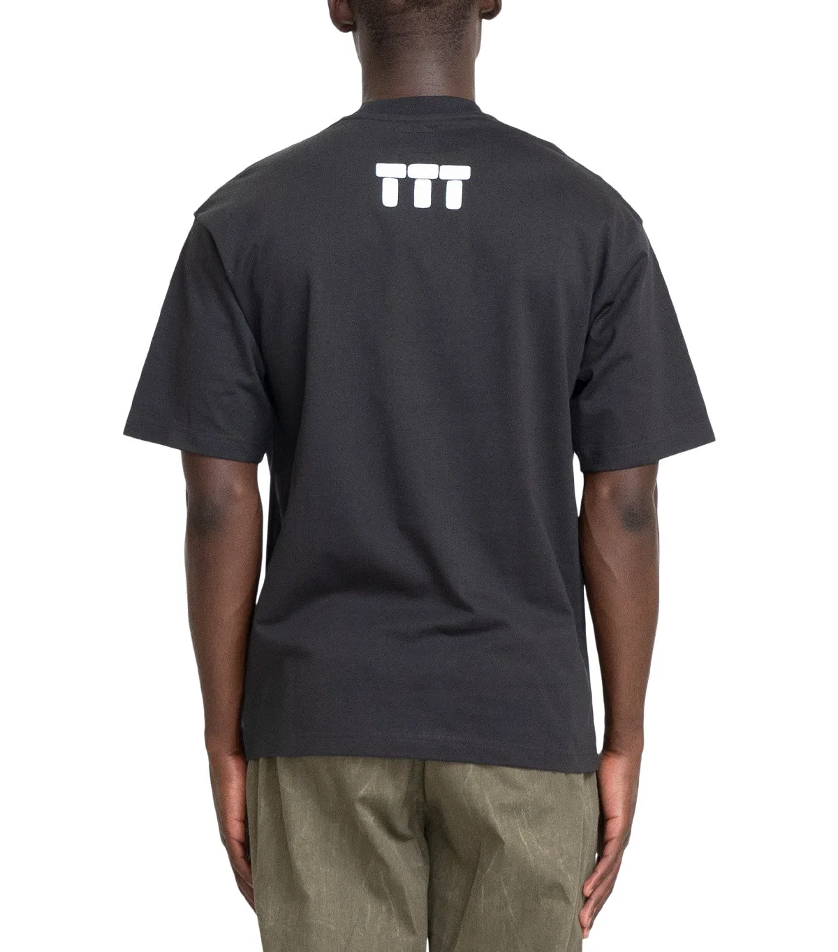 The Trilogy Tapes Tetris Teeth T-Shirt Glow In The Dark Black Universal Clasp Mechanism Retro cool